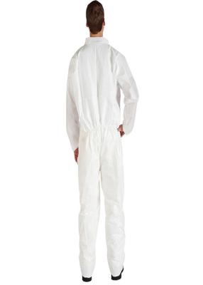 China Non Woven Disposable Coverall Suit For Bacterial / Particulates / Liquid Prevention for sale