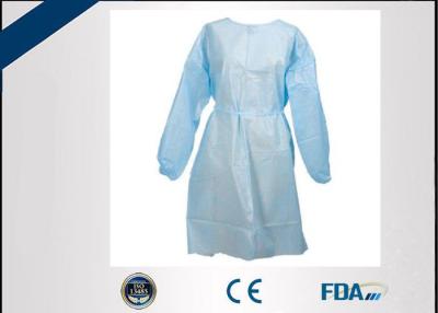 China Vestido descartável do isolamento da prova da poeira para doutores/enfermeiras/técnicos de laboratório à venda