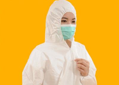 China Fire Retardant Non Woven Coverall Eco Friendly For Painters / Decoration Workers for sale