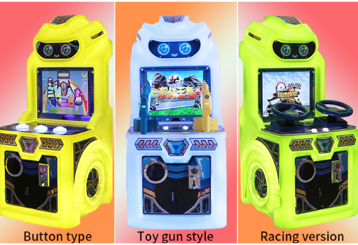 Cute Baby Coin Operated Children Game Machine Video Game Machine For FEC Business 4