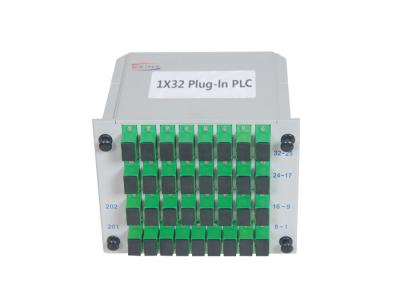 China SC APC Fiber Optical Splitter 1×32 Single Mode Low PDL Compact Design for sale