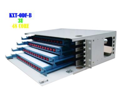 China El panel de remiendo de fibra al aire libre del estante, el panel de remiendo de fibra portuario del SC de Rj45 Cat6 12 en venta