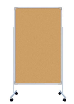 China Soft Magnetic Cork Bulletin Board For Office Metal Freestanding Feature for sale