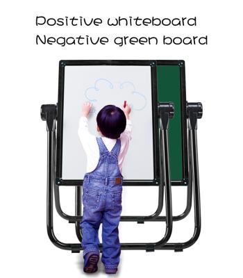 China U Shape Double Sided Whiteboard / Children'S Easel Magnetic Chalkboard for sale