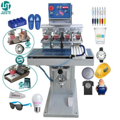 China 4Color UV Curing Ink Pad Printer Multifunctional Single Precision Pad Printing Machine For Paper Bag Skateboard Wheel for sale