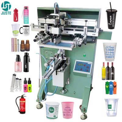 China Impresora de pantalla de botella de jeringa, taza de micro-registro, máquina de impresión de pantalla de seda con ajuste de micro-registro en venta
