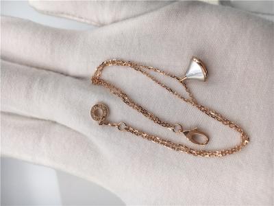China Pulsera de lujo pendiente blanca 18K Rose Gold With White Mother de la joyería de la joyería de la perla en venta