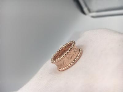 China Vintage Rose Gold Engagement Rings, anillos de compromiso de la banda del oro de las mujeres en venta
