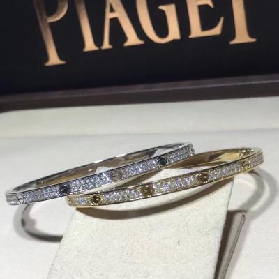 China Oro blanco Diamond Bracelet, pulsera de las mujeres del amor del oro 18K con la piedra preciosa en venta