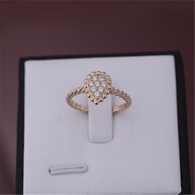China Oro rosado Diamond Ring de la referencia JRG02674 18K del adorno del anillo XS de Boheme de la serpiente en venta