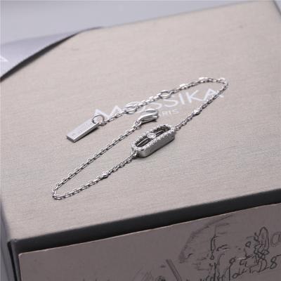 Chine Or Diamond Bracelet Jewelry Factory Wholesale d'Uno Pave Diamond Bracelet White de mouvement de Messika à vendre