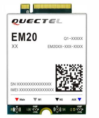 China Compact Quectel Module IoT EM20 LTE-A Cat20 M.2 High Speed Connectivity for sale