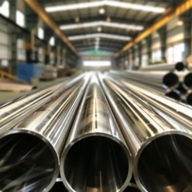 China Polished Round Stainless Steel Tube For Customized Bending Cutting Punching à venda