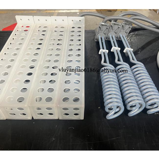 PTFE immersion heater terminal enclosure and conduit