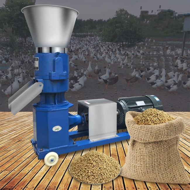 110-150kg/Hour Mini Chicken Feed Small Pellet Animal Feed Pellet Machine
