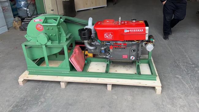 Diesel Crusher Shredder Disc Wood Chipper Chipping Machine