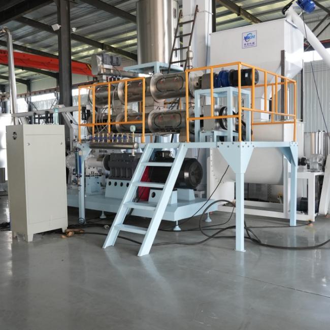 Animal Food Mixer Producing Floating Fish Feed Pellet Extruder Machine Pet Feed Production Line