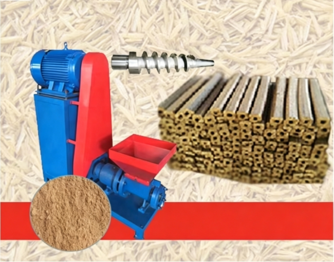 small wood dust briquetting machine