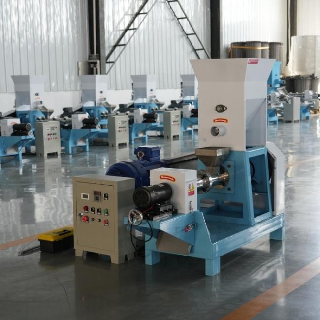 Floating Fish Feed Mill Pellet Extruder Making Machine