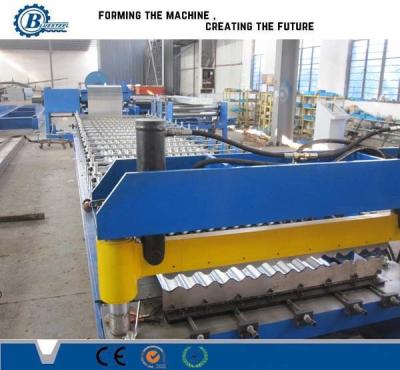 China Metal Corrugated Sheet Cladding Roof Panel Roll Forming Machine With Hydrayulic System for sale