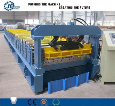 China High Frequency Colored Metal Roll Forming Machine For Roof Use for sale
