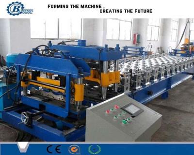 China 8.5 Kw Step Tiles Aluminium Roofing Sheet Making Machine For Corrugated Roof Panels for sale