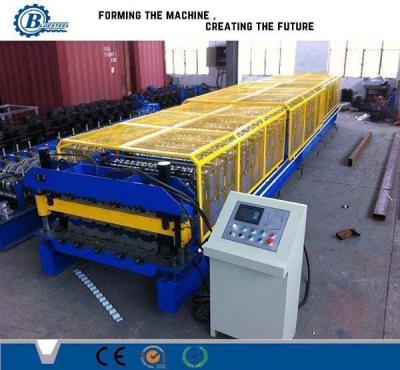China Automatic Colors Steel Plate Corrugated Sheet Roll Forming Machine With Double Layer for sale