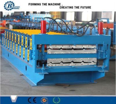 China Durable Double Layer IBR Metal Roof Sheet Roll Forming Machine Approved CE for sale