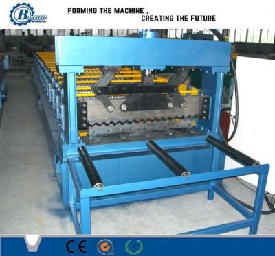 China Environmental Corrugated Colors Steel Roof Roll Forming Machine For Metal Roofing Sheets for sale