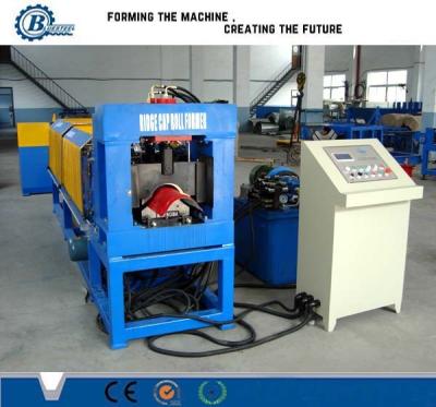 China Professional Steel Galvanized Ridge Cap Roll Forming Machine For Roof Panels for sale