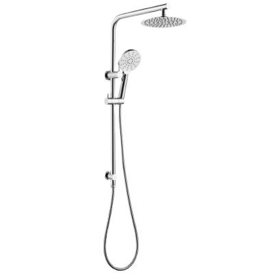 China Wall Hanging Sliver Bathroom Shower Faucet SUS304 Stainless Steel for sale