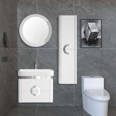 China PVC Bathroom Vanity And Storage Cabinet Set Moroccan Style Bathroom Vanity 61*45*46cm for sale