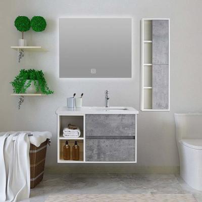 China 35-37 In Bathroom Vanity Mirror Cabinet Rectangle Customized Color for sale