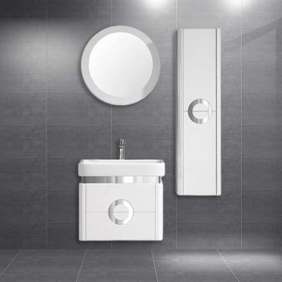 China Easy Installation Bathroom Mirror Cabinet With Lights Exquisite Design for sale