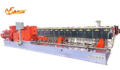 China Granule Masterbatch Production Line , Double Screw PE / ABS / Pp Extruder Machine for sale