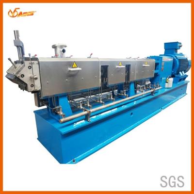 China Blue Granulating Compounding Twin Screw Extruder Machine ISO9001 Certification for sale
