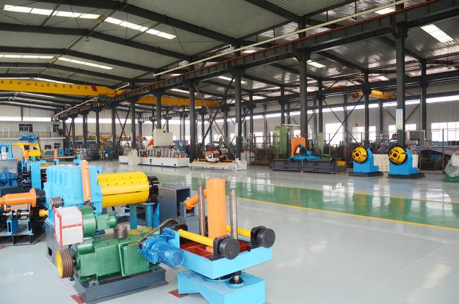 Automatic PLC control system for tube mill