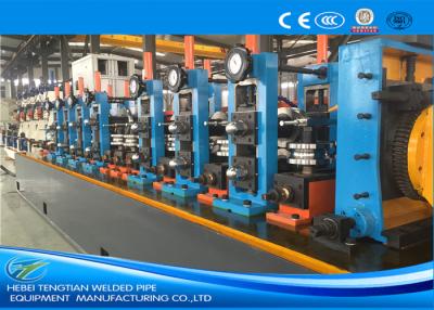China ERW60 Industrial Tube Mills Blue Color High Frequency Welding Cold Saw for sale