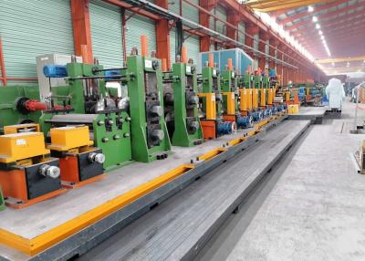 China HG273 ERW Pipe Production Line The Steel Belt Feeding Unit, Through The Roll Bring Curled Up Into A Tube Billet Steel for sale
