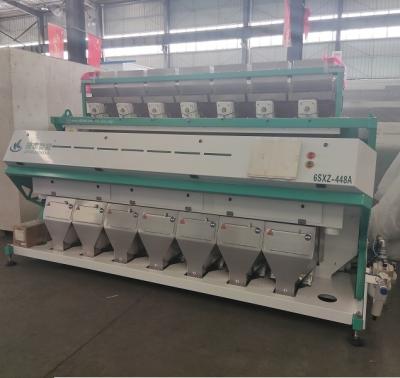 China Parboiled Rice Color Sorter 7 Chutes 448 Channels Color Separator Machine for sale
