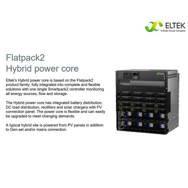 Quality 300A-500A 4U Distribution Eltek Flatpack2 Hybrid Power Core Eltek DC Power for sale