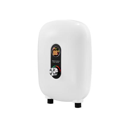 China Waterproof Mini Electric Water Heater IPX4 Instant Portable Water Heater for sale