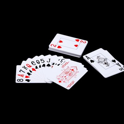 China Offset Custom Printed Playing Cards Vistaprint Waterproof Plastic for sale