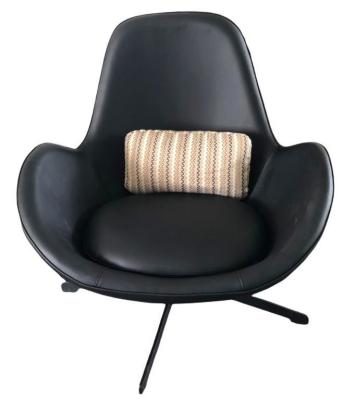 China Hot Classic Design Fabric Leather Swivel Chair for Living Room Leisure chair for sale