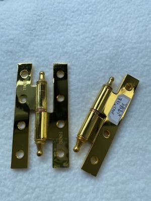 China Crown Head H Cabinet Hinges Nickel Plated 110mm*2.5mm for sale