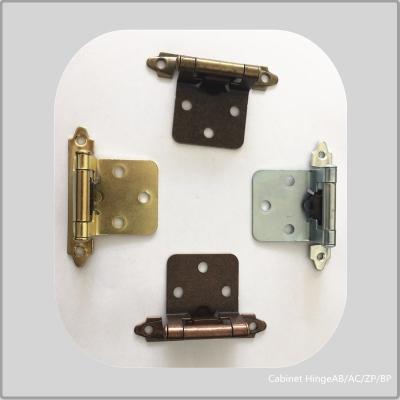 China 1.4mm Brass Plated Heavy Duty Commercial Door Hinges Bass Iron Metal Meterial for sale