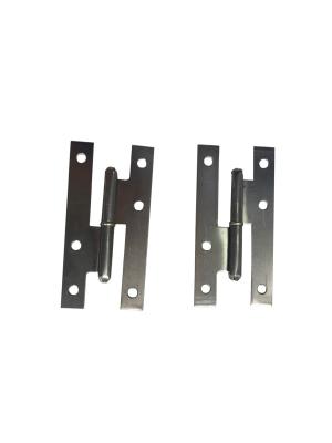 China Self Color Uppolished Iron Flat Tip 140mm H Hinges For Doors for sale