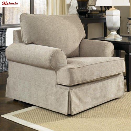 Ergonomic sofa design showing proper back support