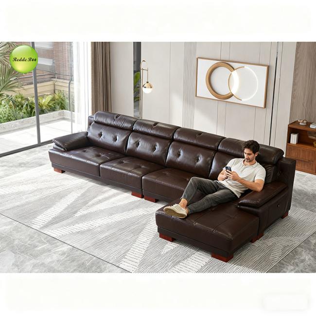 Sofa in cream white color option in a light luxury decor setting