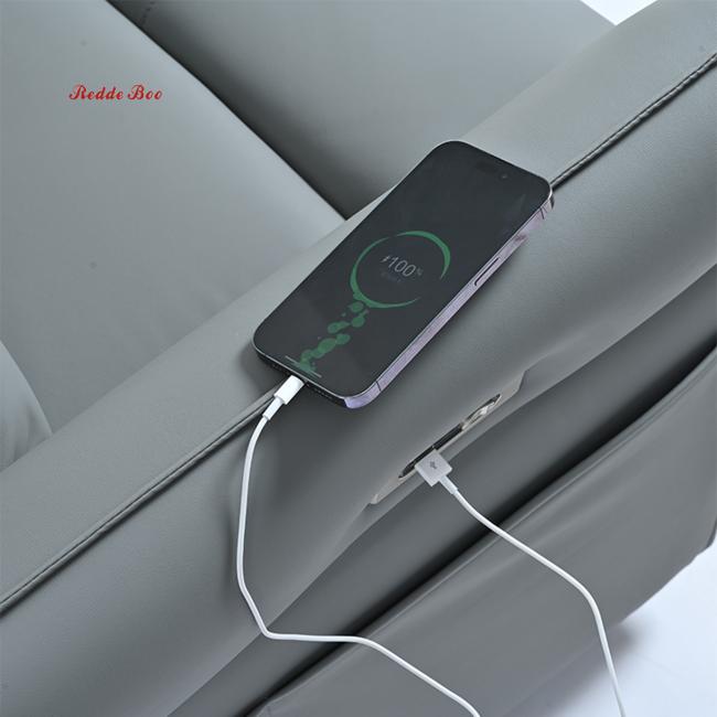 Black modern electric recliner - packaging